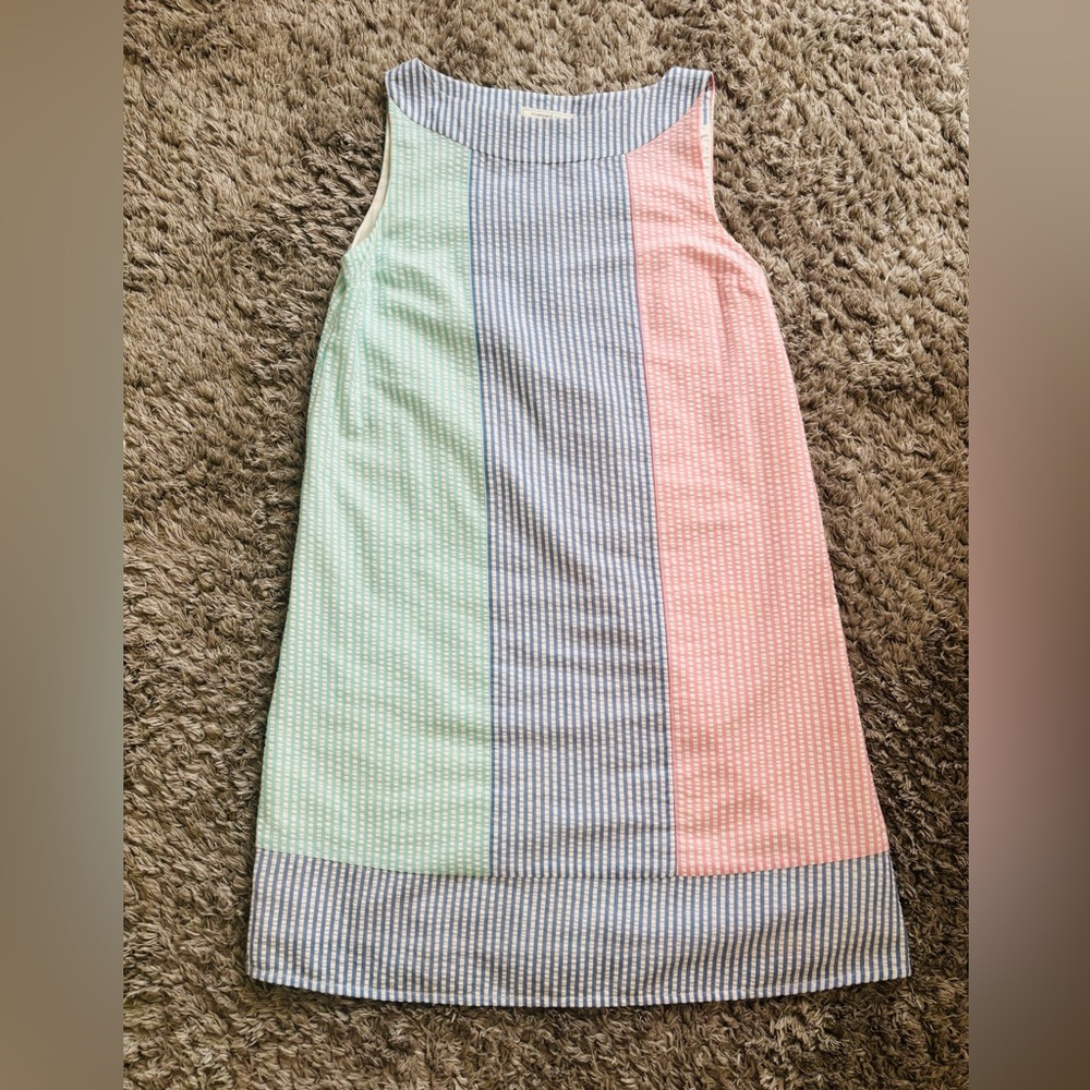 Vineyard Vines Pastel Striped Kids Dress
